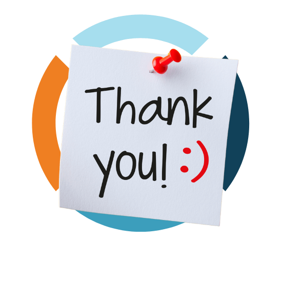 thank you card with 4c global icon
